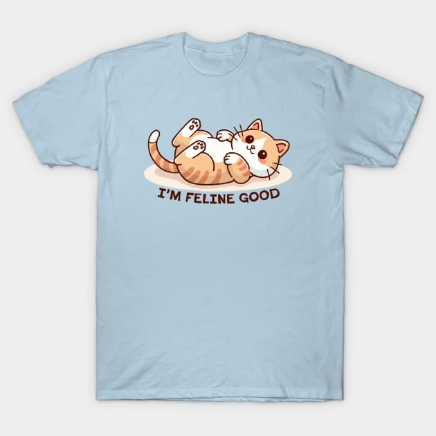 I'm feeling good cat T-Shirt by FanFreak